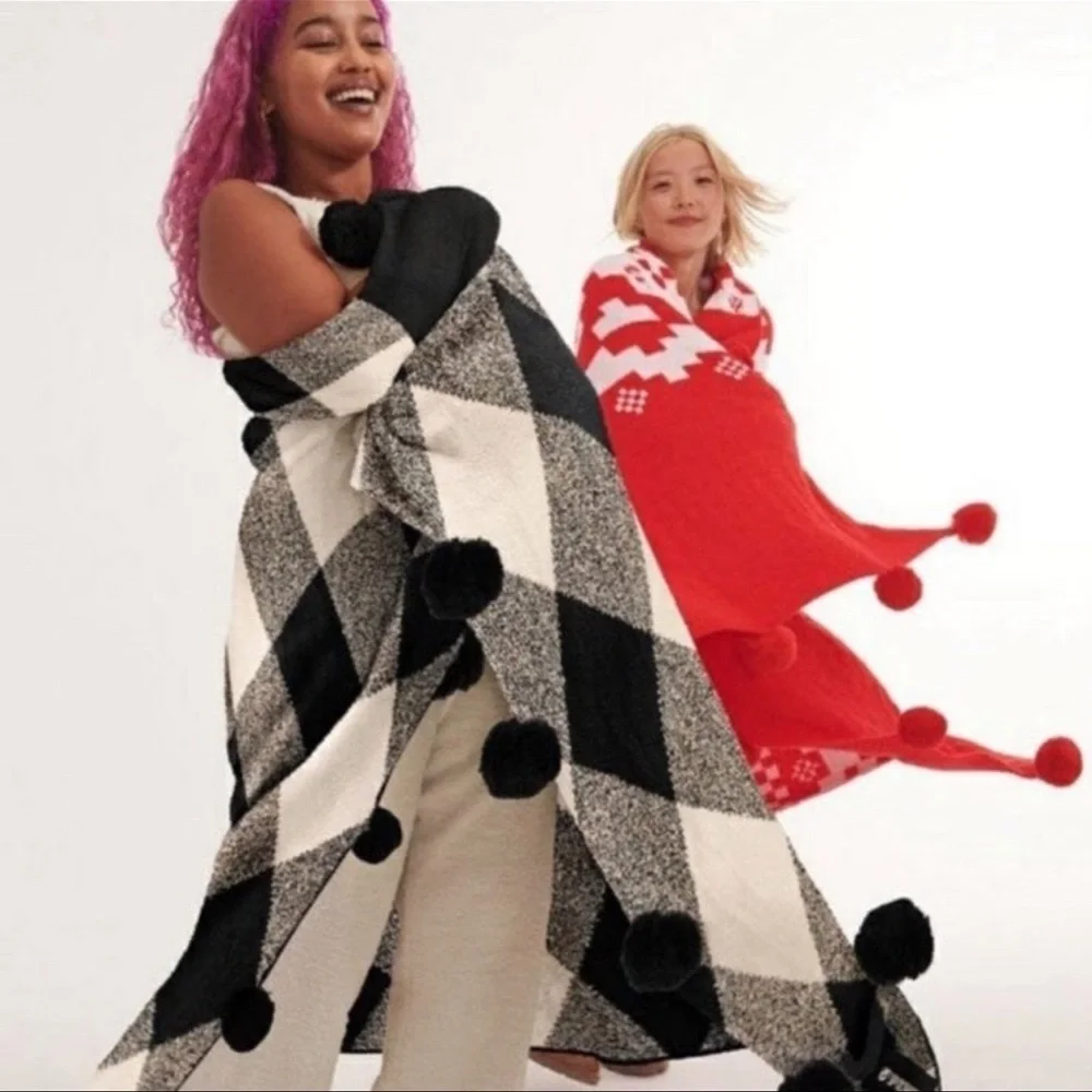 PINK VS MARSHMALLOW BLANKET